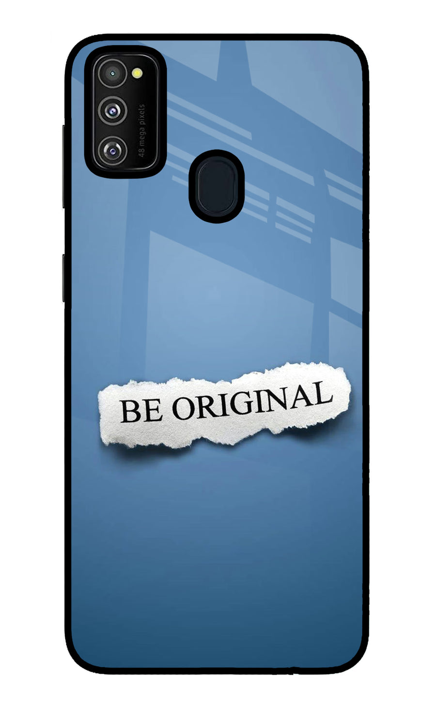 Be Original Samsung M21 2020 Back Cover, Metal case