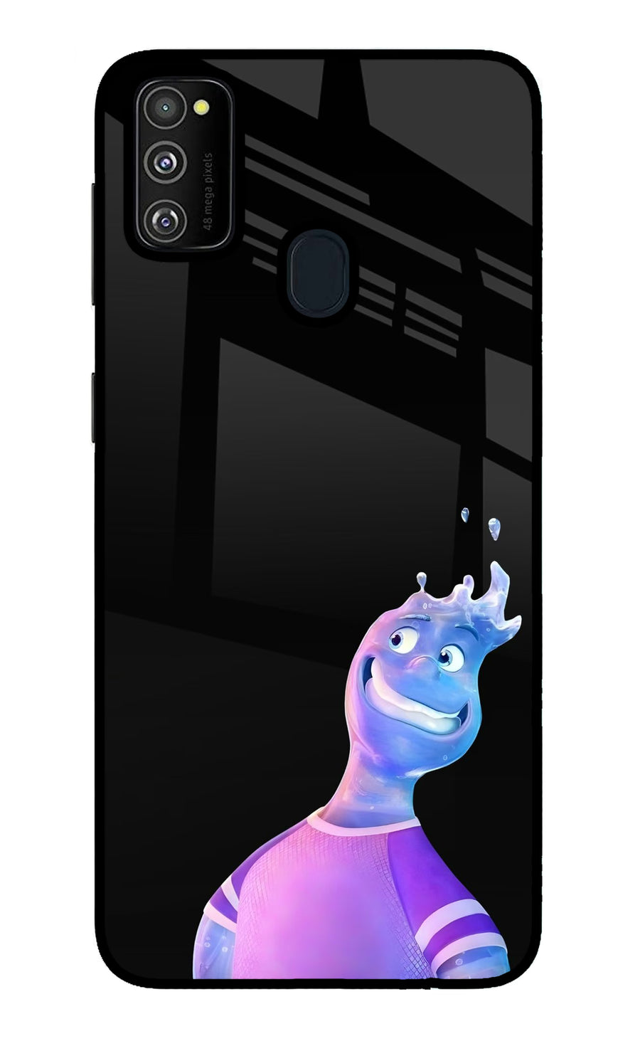 Wade Wave Samsung M21 2020 Back Cover, Metal case