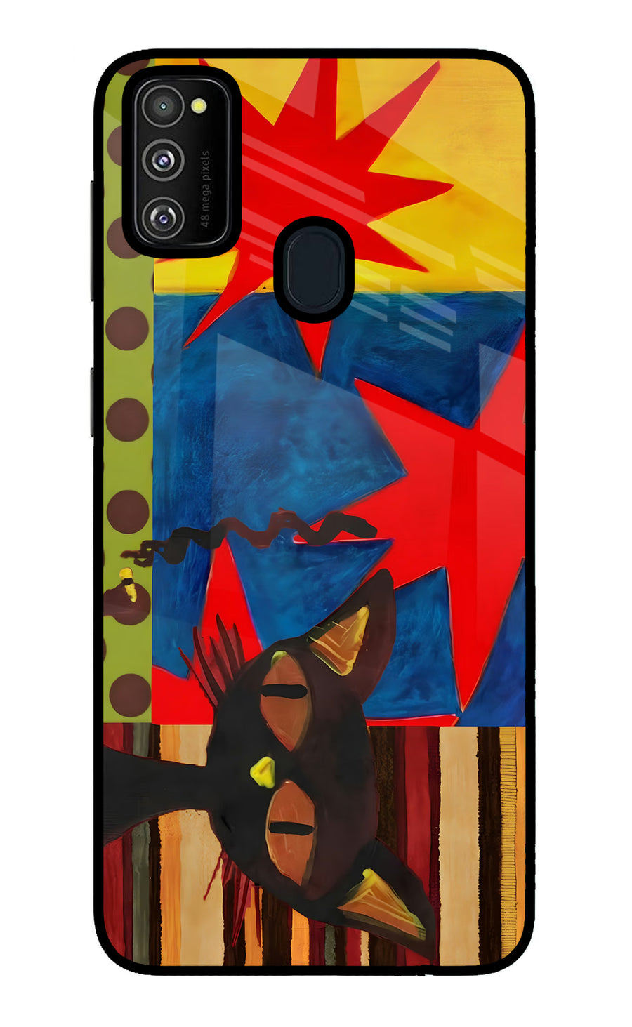 Pop Cat Samsung M21 2020 Back Cover, Metal case