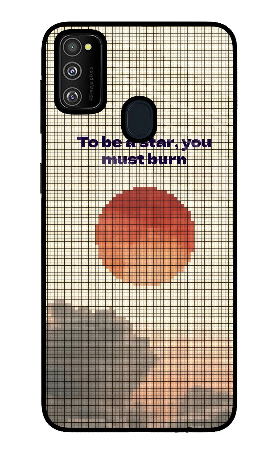 Pixel Sun Samsung M21 2020 Back Cover, Metal case