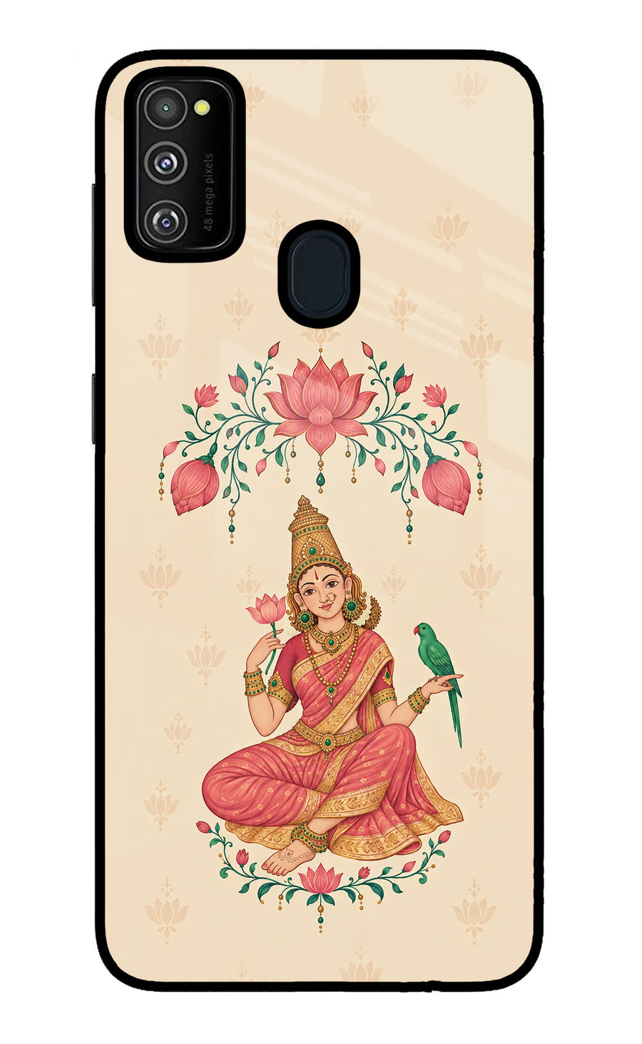 Goddess Lakshmi Samsung M21 2020 Back Cover, Metal case