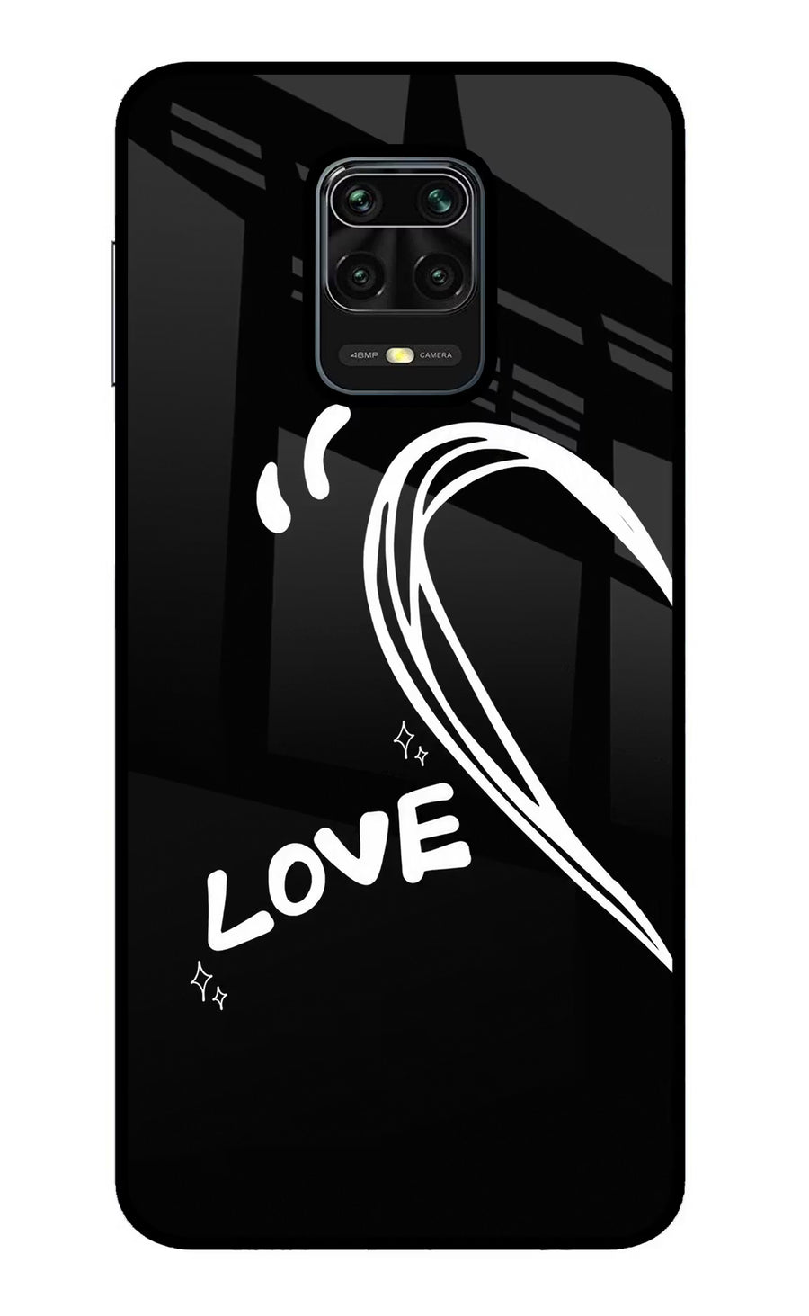 Love Line Redmi Note 9 Pro/Pro Max Back Cover, Metal case