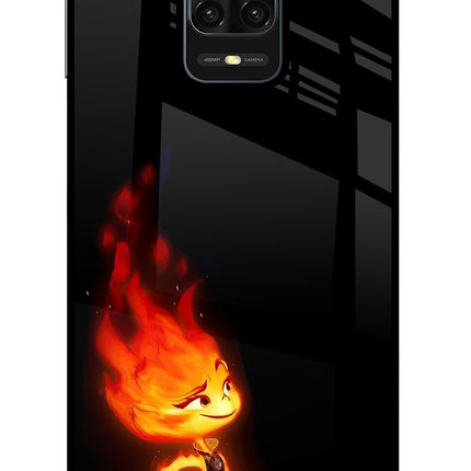 Ember Flame Redmi Note 9 Pro/Pro Max Metal Case Back Cover by Casekaro