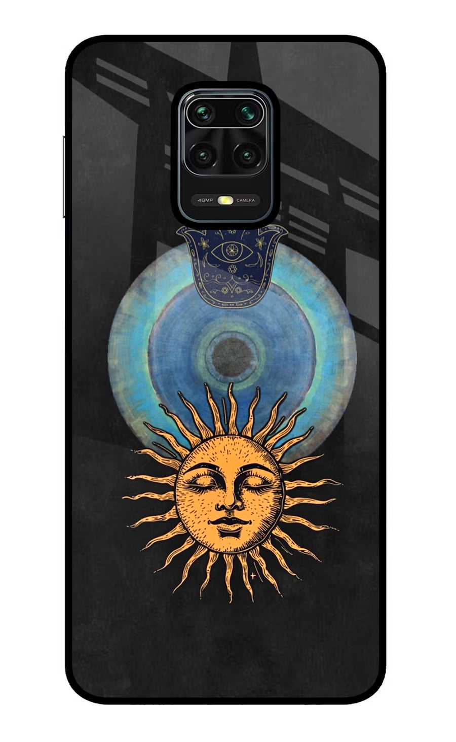 Divine Sun Redmi Note 9 Pro/Pro Max Back Cover, Metal case