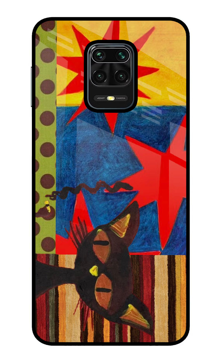 Pop Cat Redmi Note 9 Pro/Pro Max Back Cover, Metal case