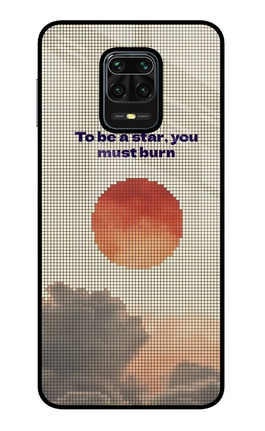 Pixel Sun Redmi Note 9 Pro/Pro Max Back Cover, Metal case