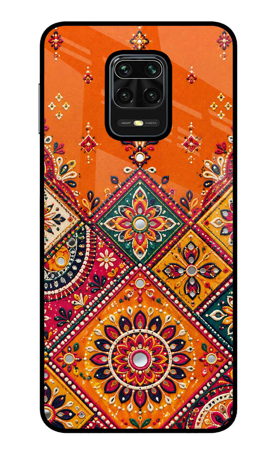 Kutch Glow Redmi Note 9 Pro/Pro Max Back Cover, Metal case