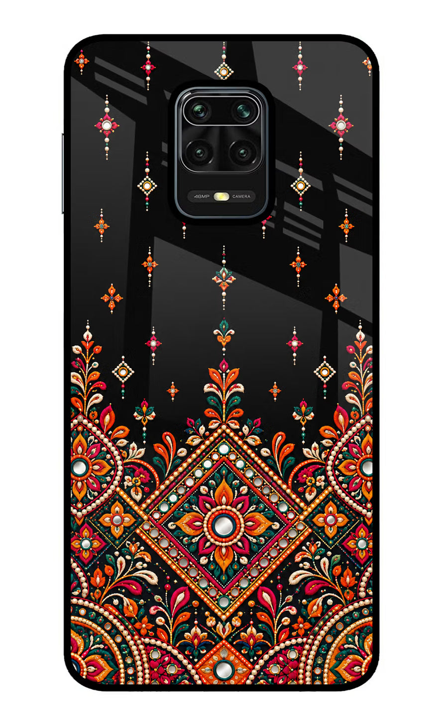 Noir Mehfil Redmi Note 9 Pro/Pro Max Back Cover, Metal case