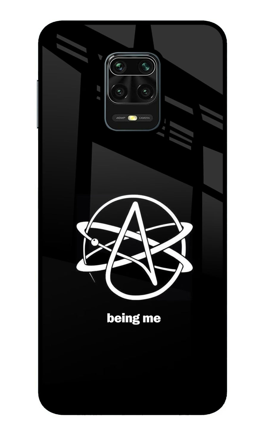 Atheist Symbol Redmi Note 9 Pro/Pro Max Back Cover, Metal case