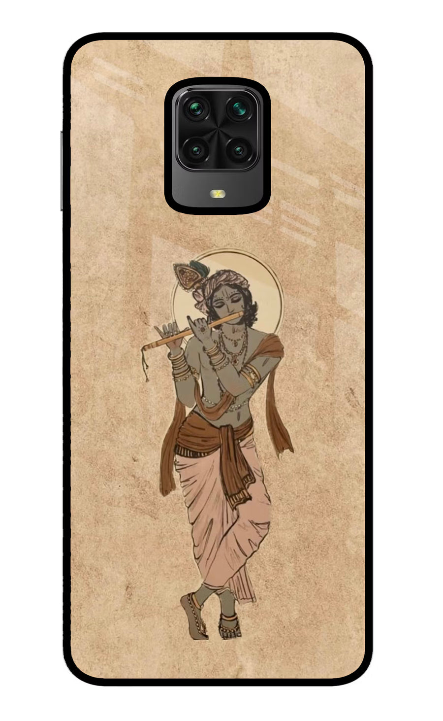 Krishna Poco M2 Pro Back Cover, Metal case