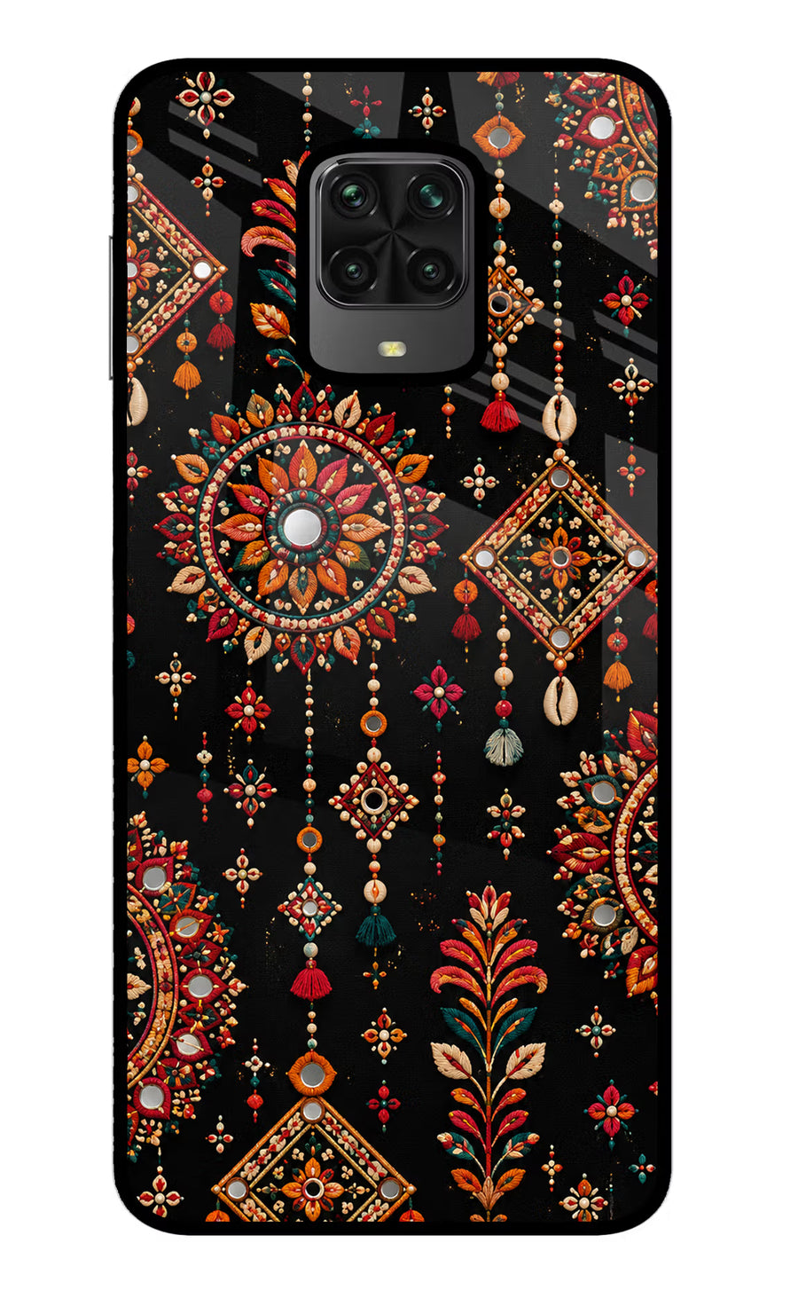 Boho Noir Poco M2 Pro Back Cover, Metal case