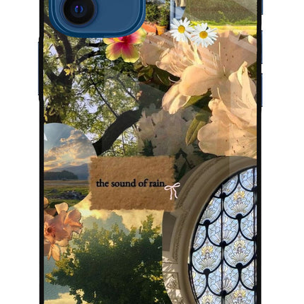 Rain iPhone 12 Metal Case Back Cover by Casekaro