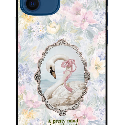 Pretty Mind Pretty Soul iPhone 12 Metal Case Back Cover by Casekaro