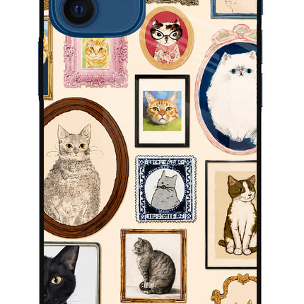Mirror Cats iPhone 12 Metal Case Back Cover by Casekaro