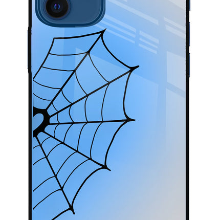 Blue Web iPhone 12 Metal Case Back Cover by Casekaro