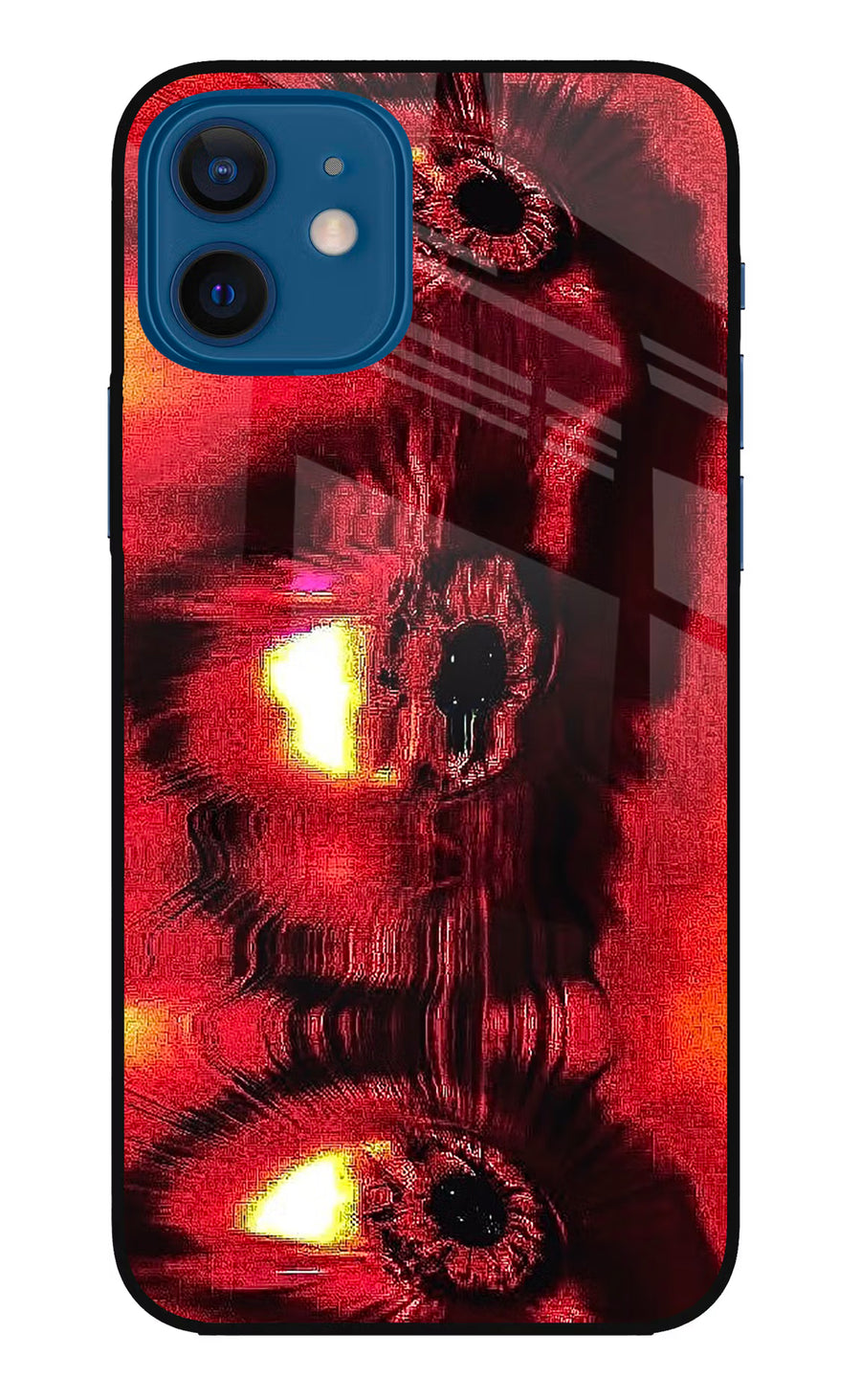 Fire Eye iPhone 12 Back Cover, Metal case