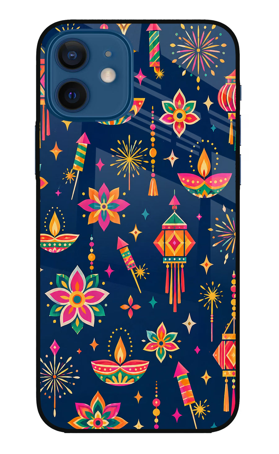 Festive Pop iPhone 12 Back Cover, Metal case