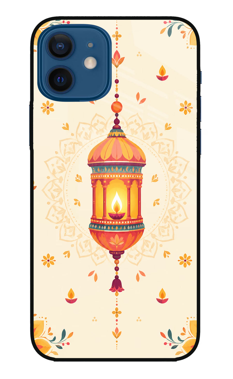 Golden Lantern iPhone 12 Back Cover, Metal case
