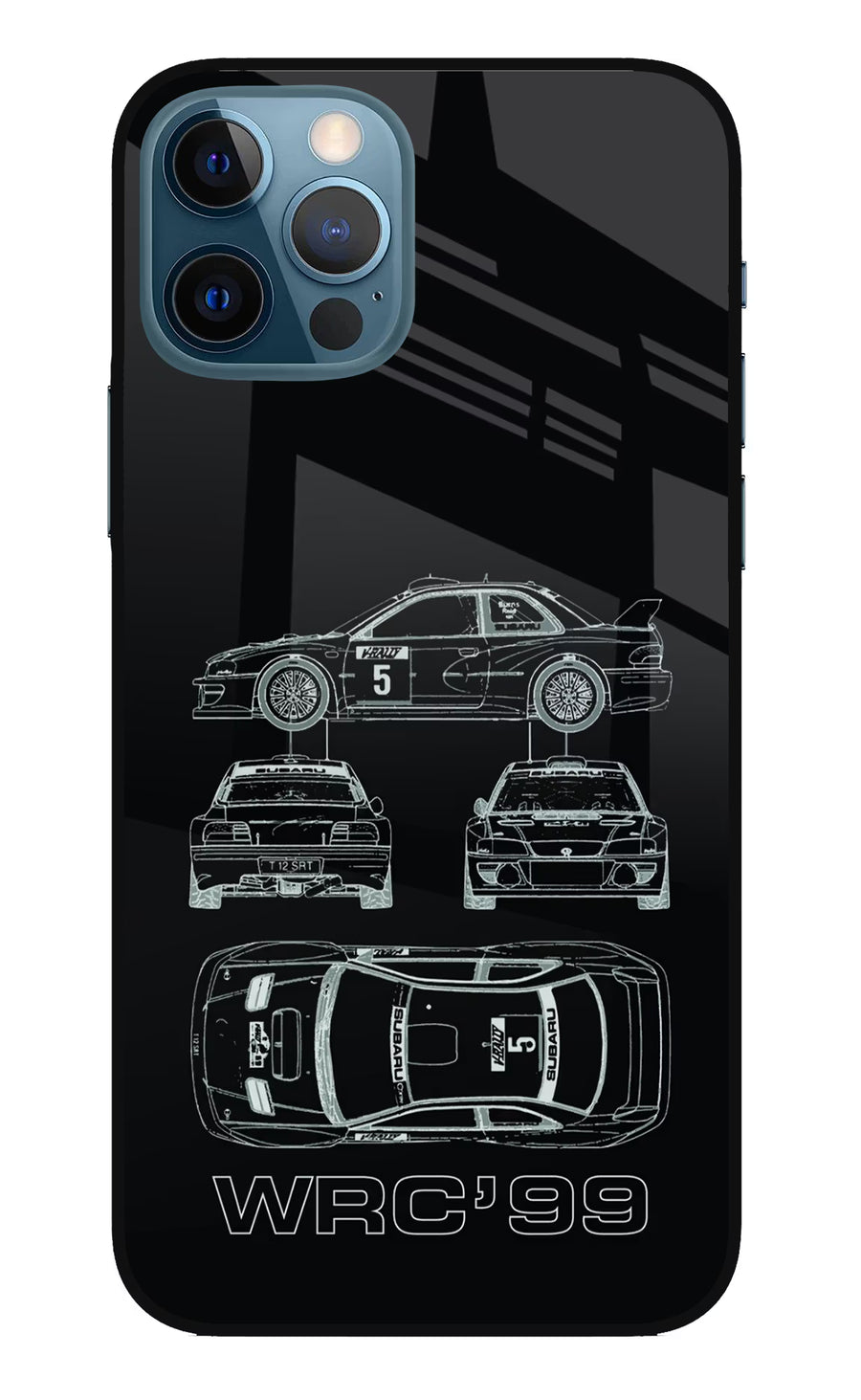 WRC'99 iPhone 12 Pro Back Cover, Metal case