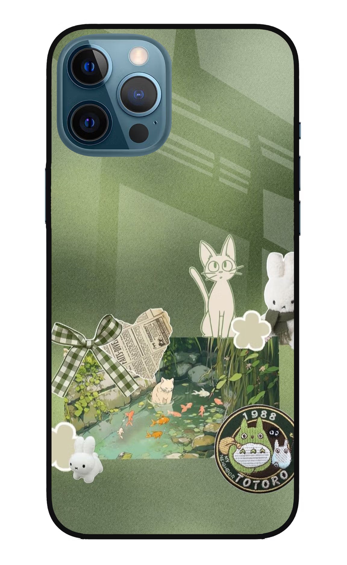 Aesthetic anime iPhone 12 Pro Max Metal Case Back Cover by Casekaro