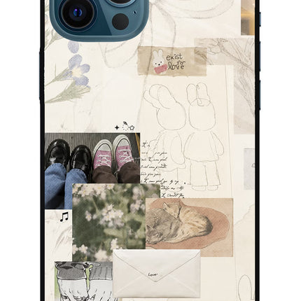Soft Aesthetic iPhone 12 Pro Max Metal Case Back Cover by Casekaro