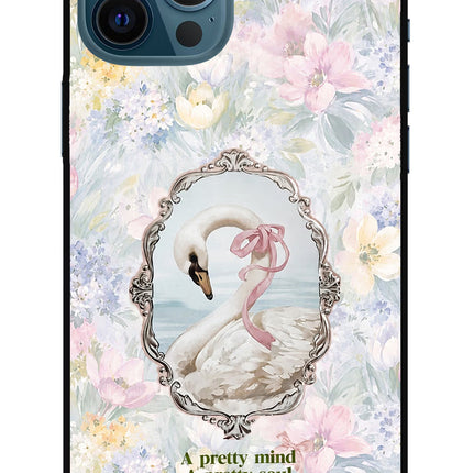 Pretty Mind Pretty Soul iPhone 12 Pro Max Metal Case Back Cover by Casekaro