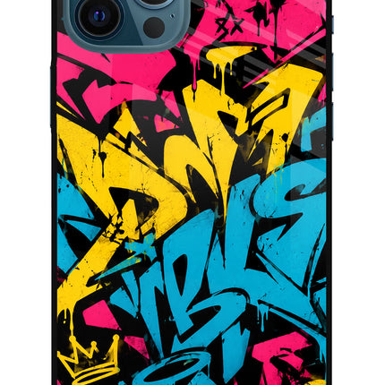 Graffiti Vibe iPhone 12 Pro Max Metal Case Back Cover by Casekaro
