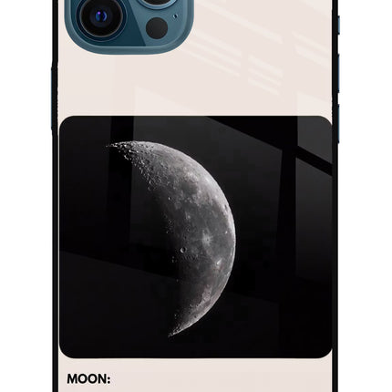 Moon Phase iPhone 12 Pro Max Metal Case Back Cover by Casekaro