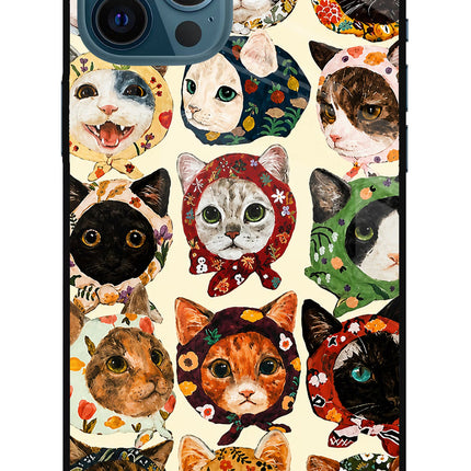 Cool Cat iPhone 12 Pro Max Metal Case Back Cover by Casekaro