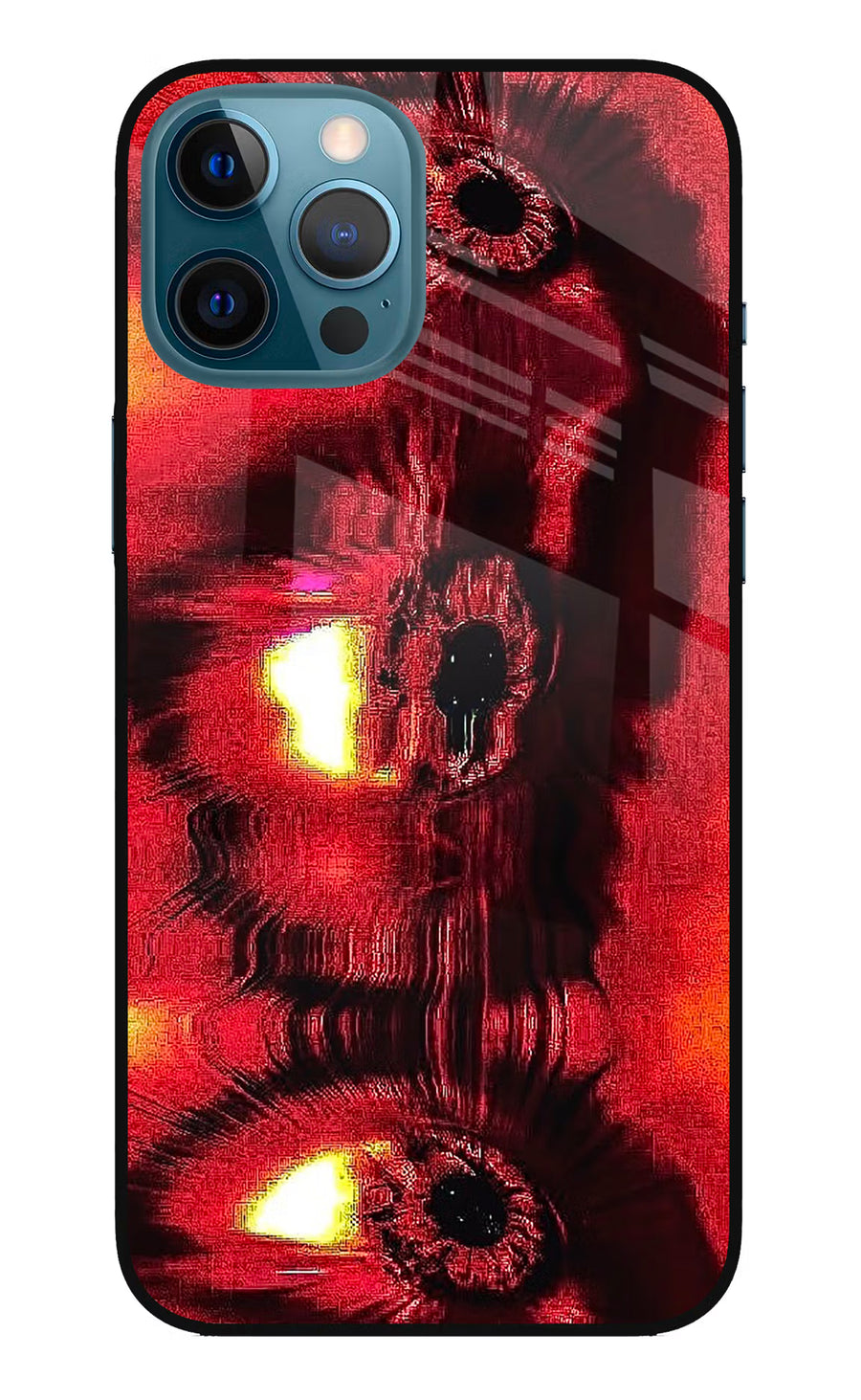 Fire Eye iPhone 12 Pro Max Back Cover, Metal case