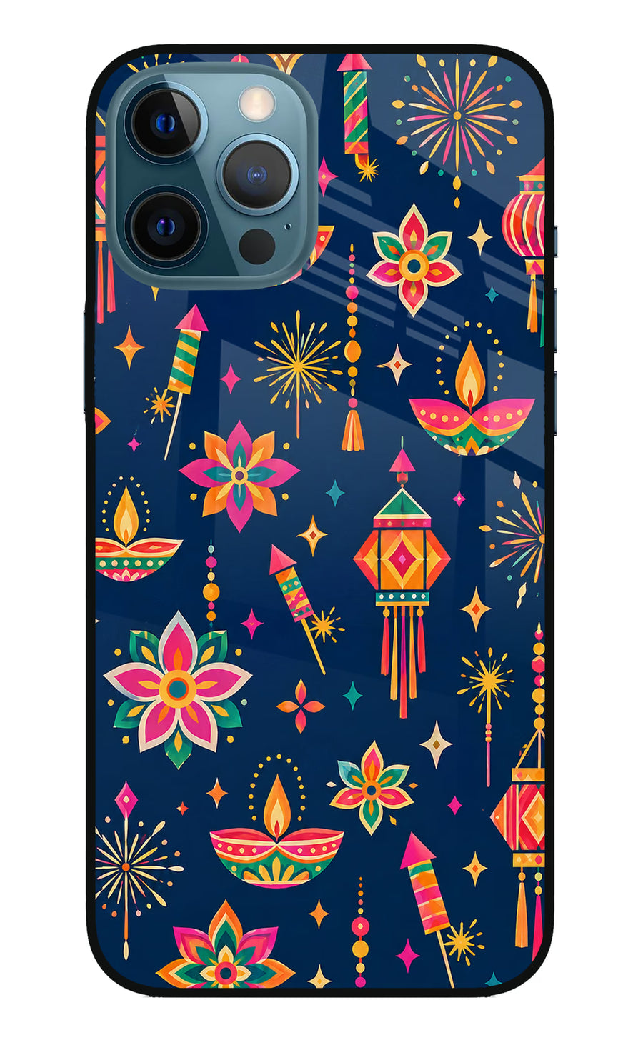 Festive Pop iPhone 12 Pro Max Back Cover, Metal case