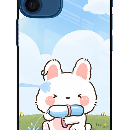 Bunny Treat iPhone 12 Mini Metal Case Back Cover by Casekaro