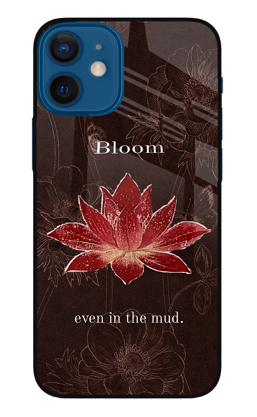 Bloom iPhone 12 Mini Back Cover, Metal case