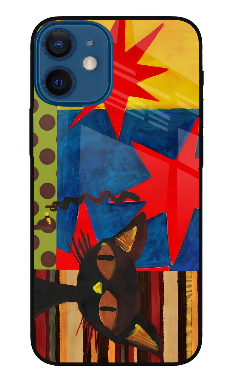 Pop Cat iPhone 12 Mini Back Cover, Metal case