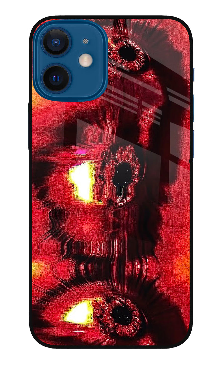 Fire Eye iPhone 12 Mini Back Cover, Metal case