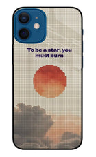 Pixel Sun iPhone 12 Mini Metal Case Back Cover by Casekaro