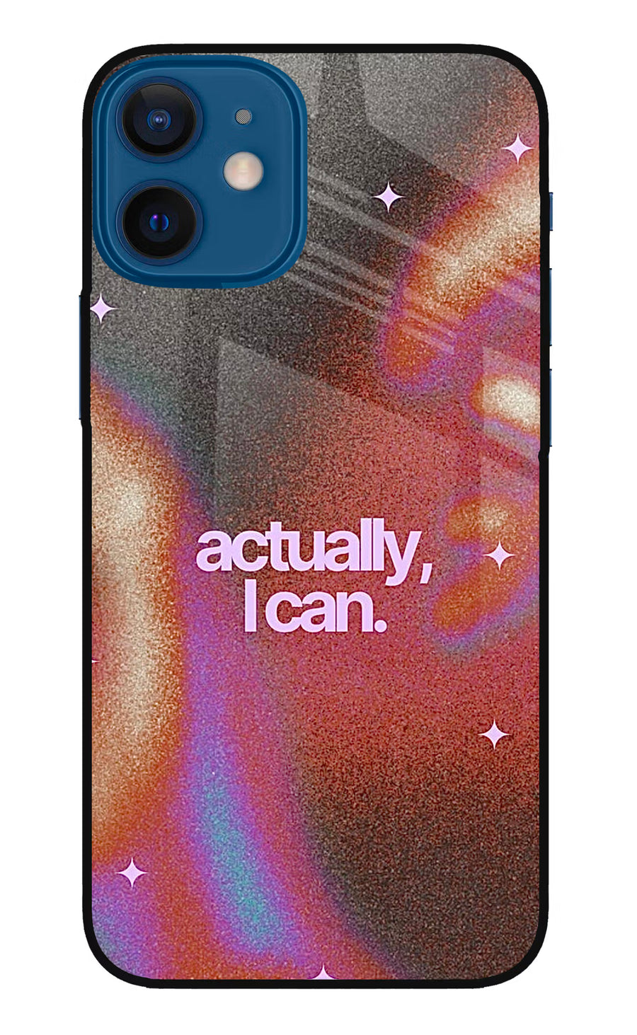 Pink Aura iPhone 12 Mini Back Cover, Metal case