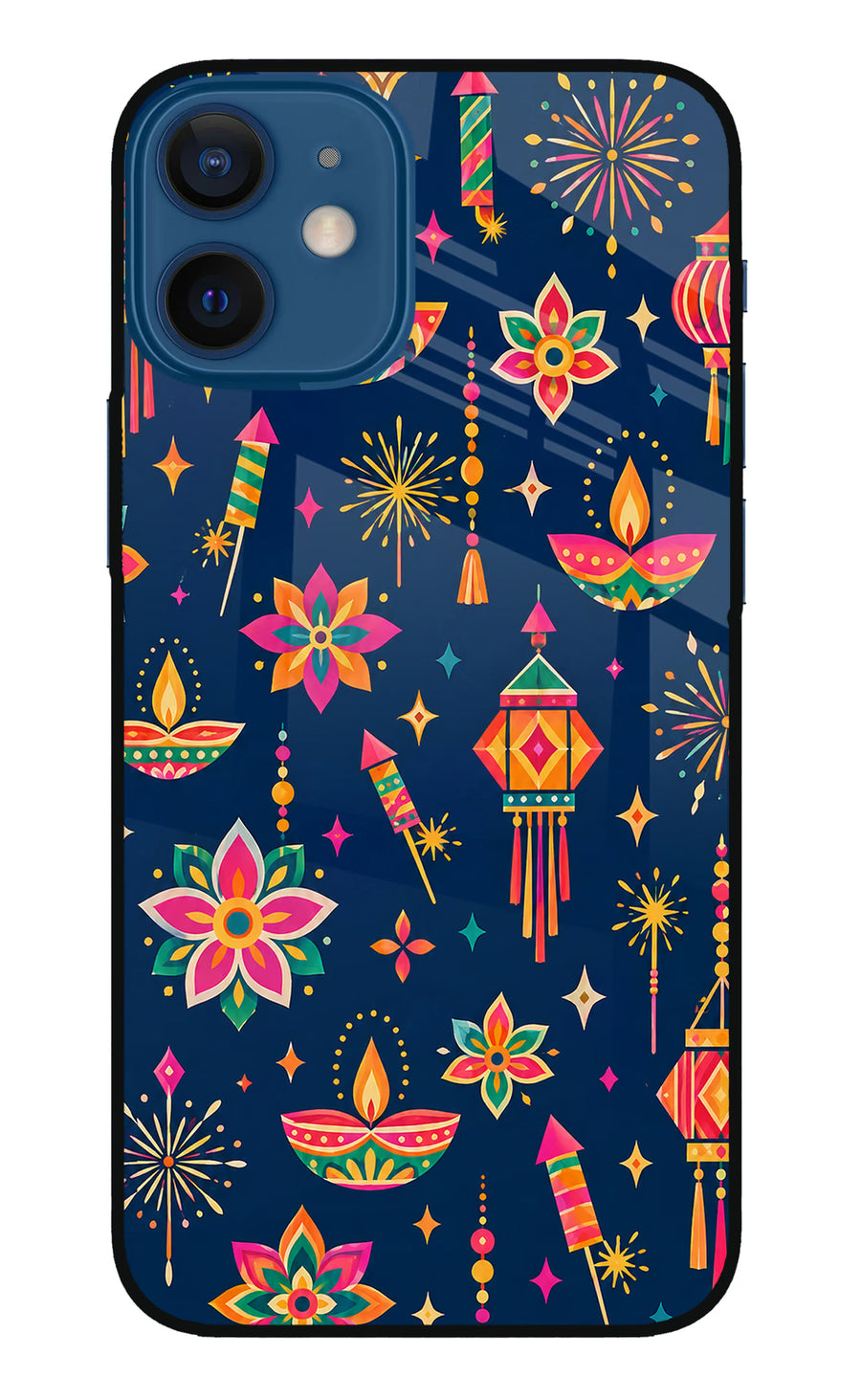 Festive Pop iPhone 12 Mini Back Cover, Metal case
