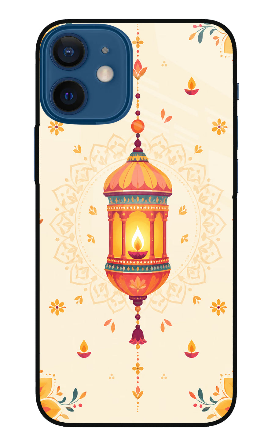 Golden Lantern iPhone 12 Mini Back Cover, Metal case