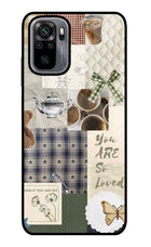Cookie Redmi Note 10/10S Metal Case Back Cover by Casekaro