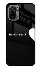 This World Redmi Note 10/10S Metal Case Back Cover by Casekaro