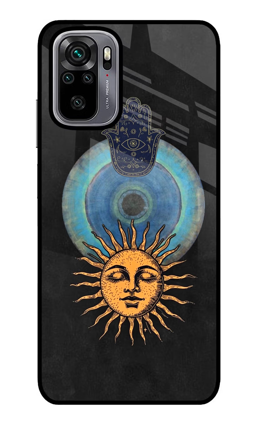 Divine Sun Redmi Note 10/10S Back Cover, Metal case