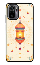 Golden Lantern Redmi Note 10/10S Metal Case Back Cover by Casekaro