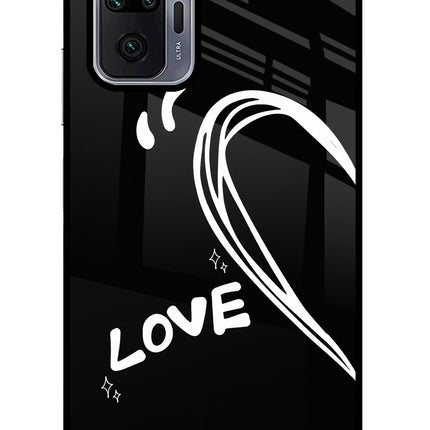 Love Line Redmi Note 10 Pro Metal Case Back Cover by Casekaro