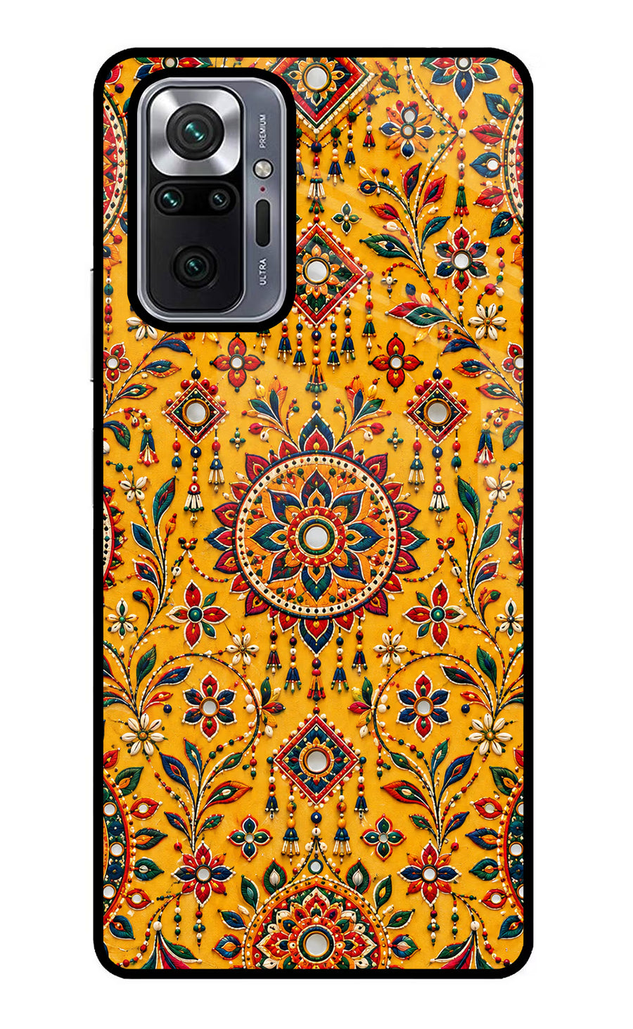 Sunlit Aura Redmi Note 10 Pro Back Cover, Metal case