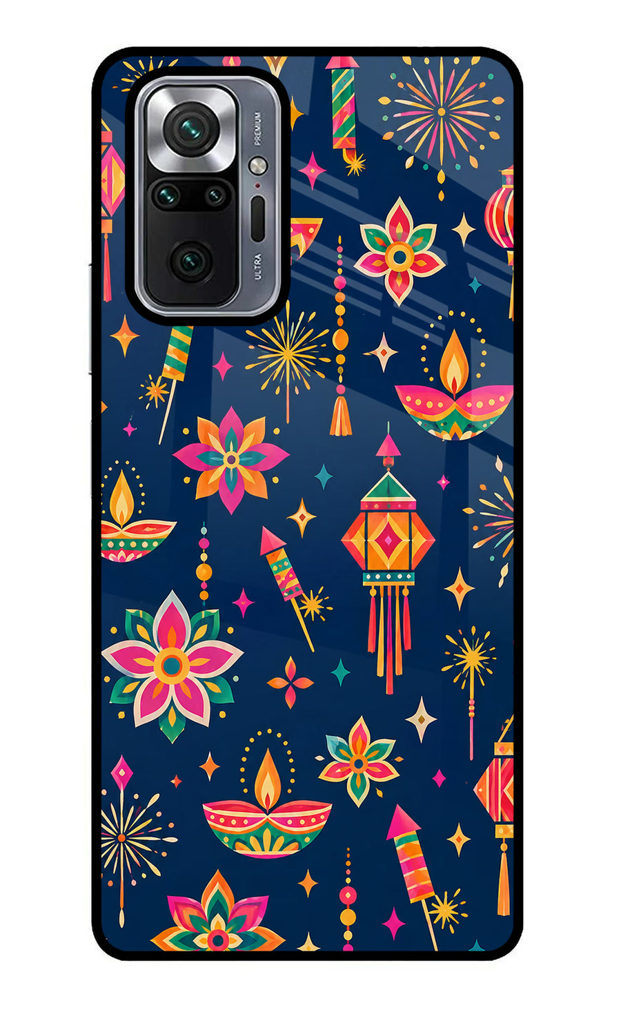 Festive Pop Redmi Note 10 Pro Back Cover, Metal case