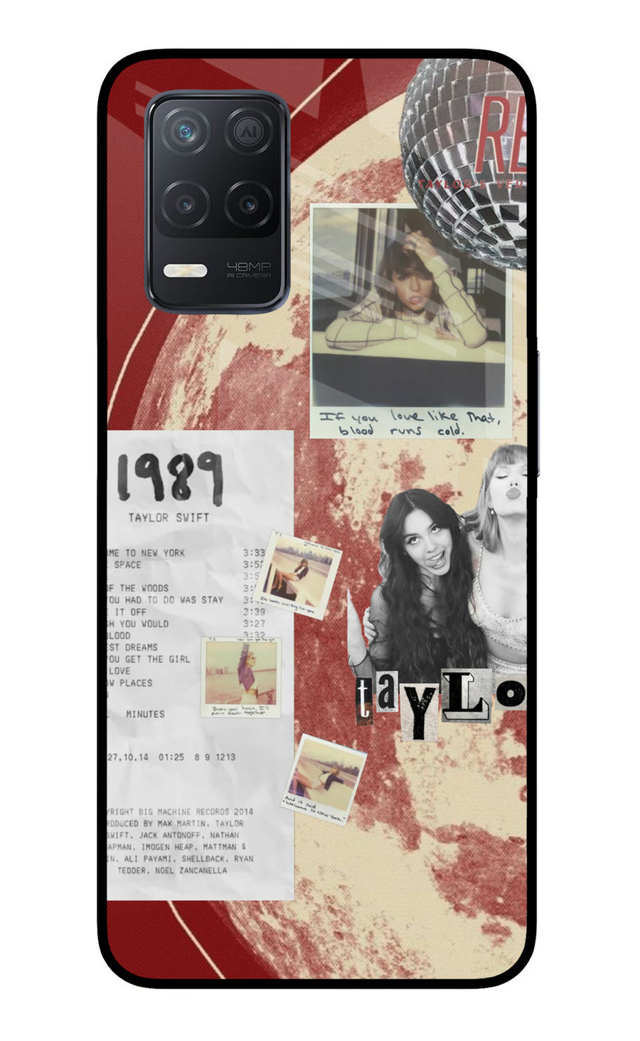 Taylor Swift Realme 8 5G/8s 5G Back Cover, Metal case