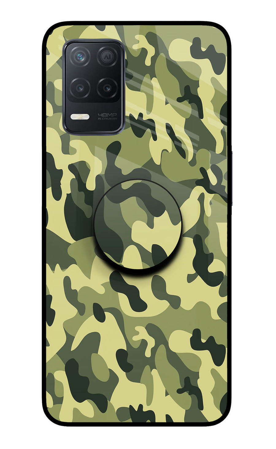 Camouflage Realme 8 5G/8s 5G Pop Case, Metal case