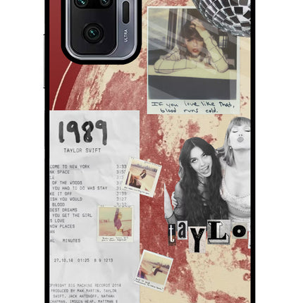 Taylor Swift Redmi Note 10 Pro Max Metal Case Back Cover by Casekaro