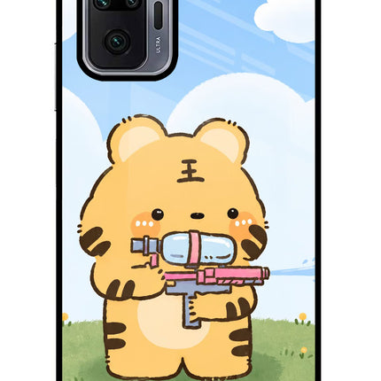 Tiger Treat Redmi Note 10 Pro Max Metal Case Back Cover by Casekaro